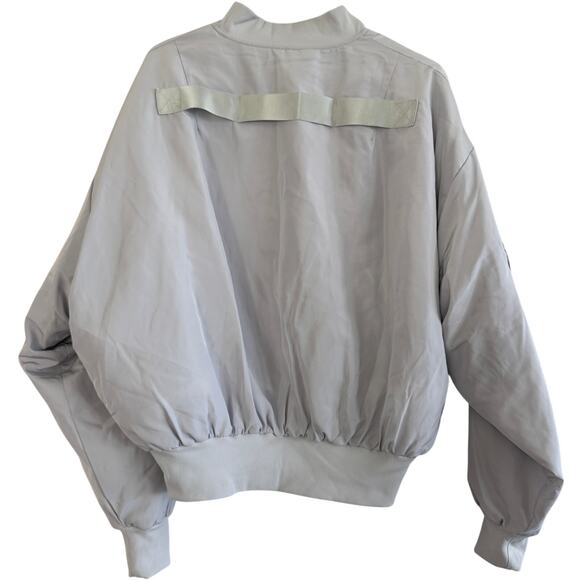 Alo Yoga It Girl Bomber Dove Grey - Picture 4 of 6